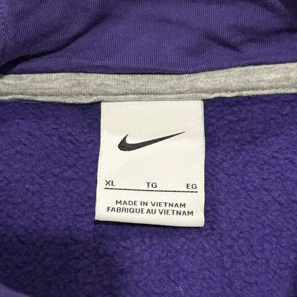 Furman Paladins‎ Nike Purple Gray Hooded Sweatshirt Hoodie Men’s Size XL NCAA